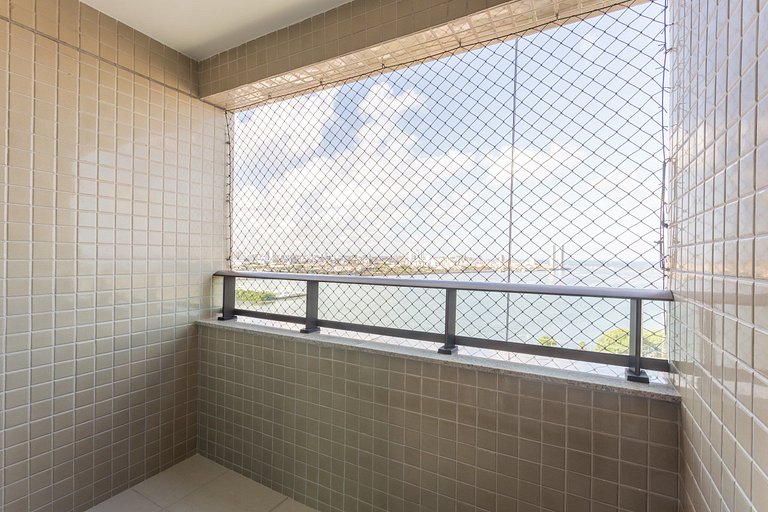 Luxuoso Flat de 2 qts ao lado do CASV e do Riomar