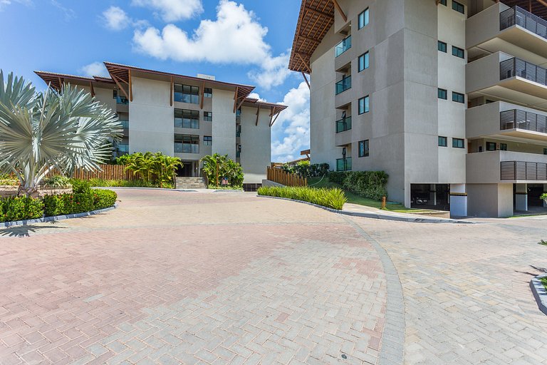 Lindo e confortável apartamento no La Fleur Polinésia Muro A