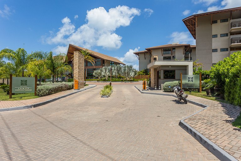 Lindo e confortável apartamento no La Fleur Polinésia Muro A
