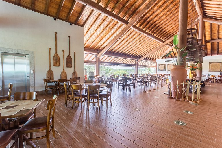 Lindo e confortável apartamento no La Fleur Polinésia Muro A