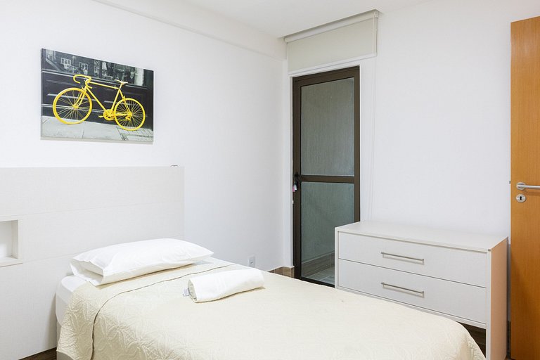 Lindo e confortável apartamento no La Fleur Polinésia Muro A