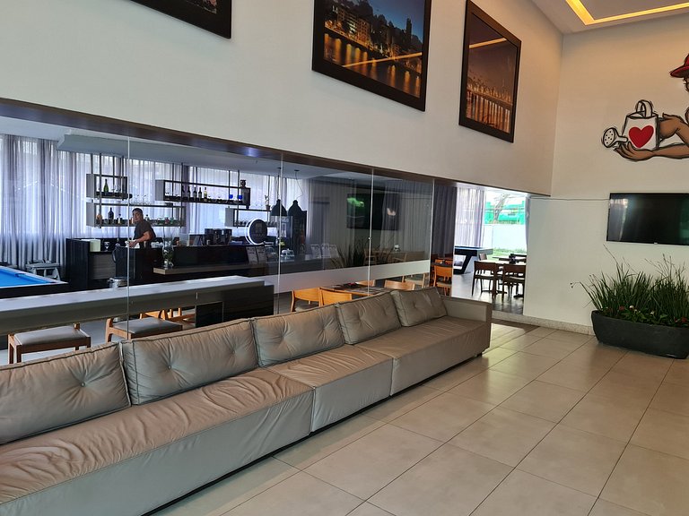 Lindo e confortável Flat em Boa Viagem com vista