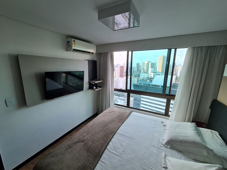 Lindo e confortável Flat em Boa Viagem com vista