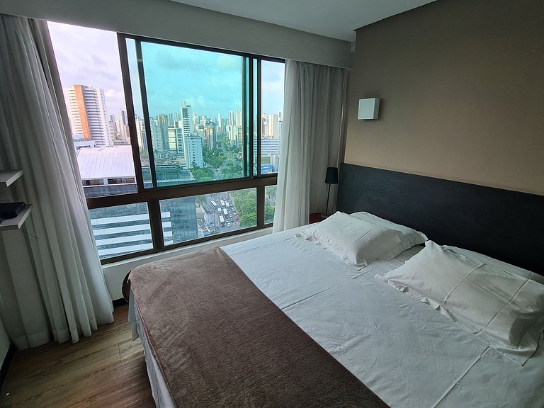 Lindo e confortável Flat em Boa Viagem com vista