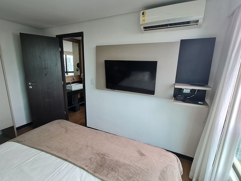 Lindo e confortável Flat em Boa Viagem com vista