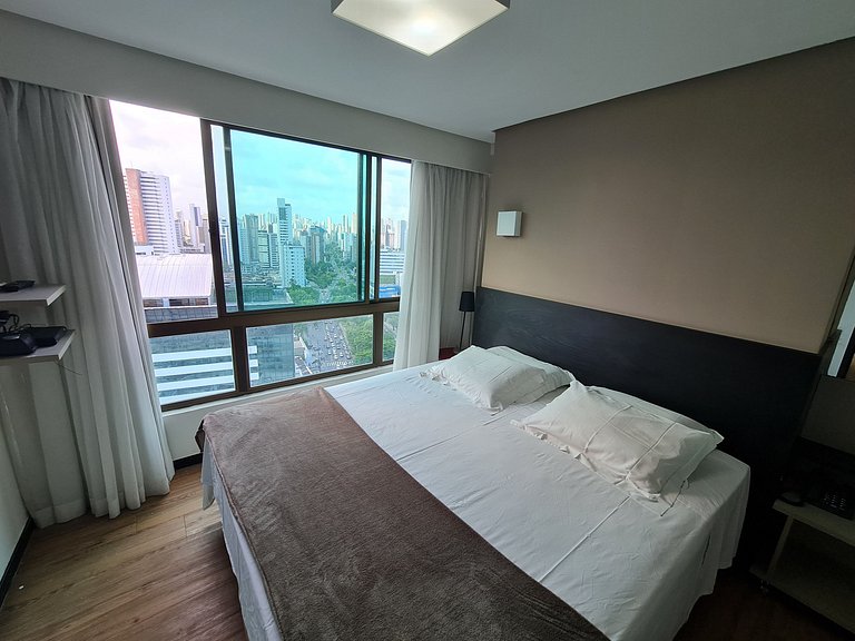 Lindo e confortável Flat em Boa Viagem com vista