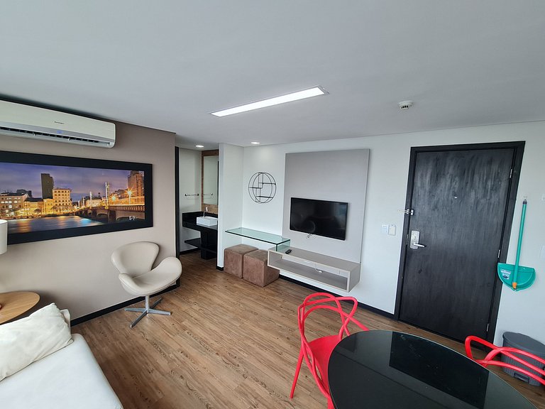 Lindo e confortável Flat em Boa Viagem com vista