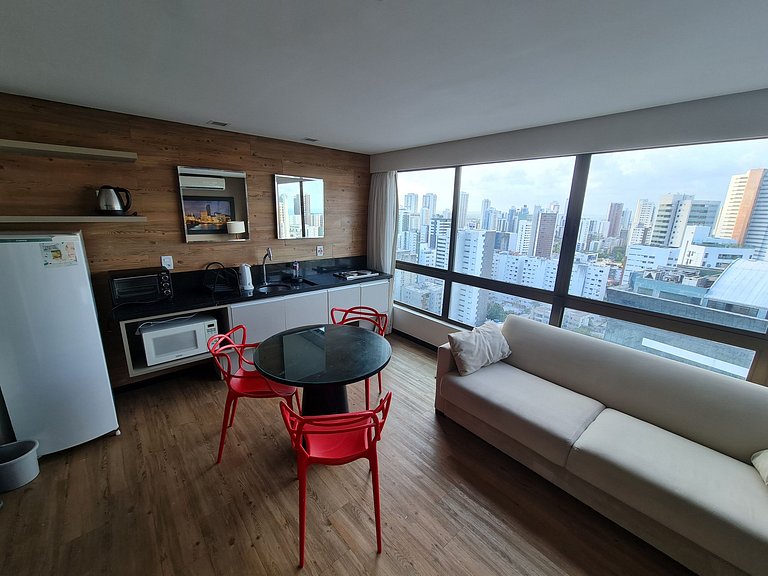 Lindo e confortável Flat em Boa Viagem com vista