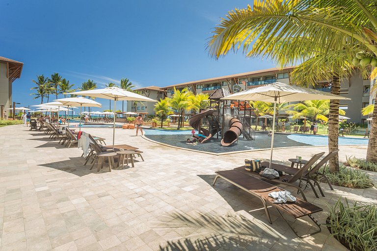 Praia Muro Alto paradisíaco, Flat de 2 quartos.