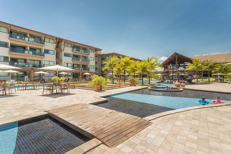 Praia Muro Alto paradisíaco, Flat de 2 quartos.