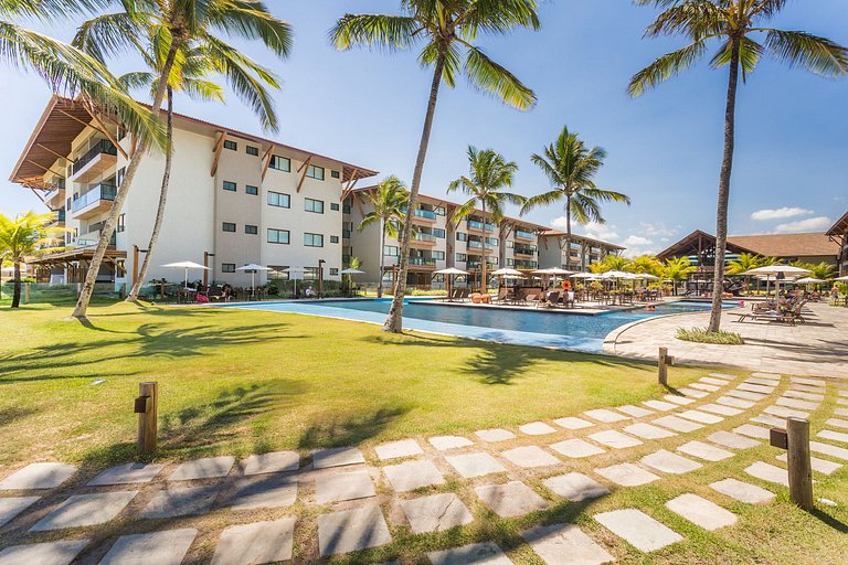 Praia Muro Alto paradisíaco, Flat de 2 quartos.