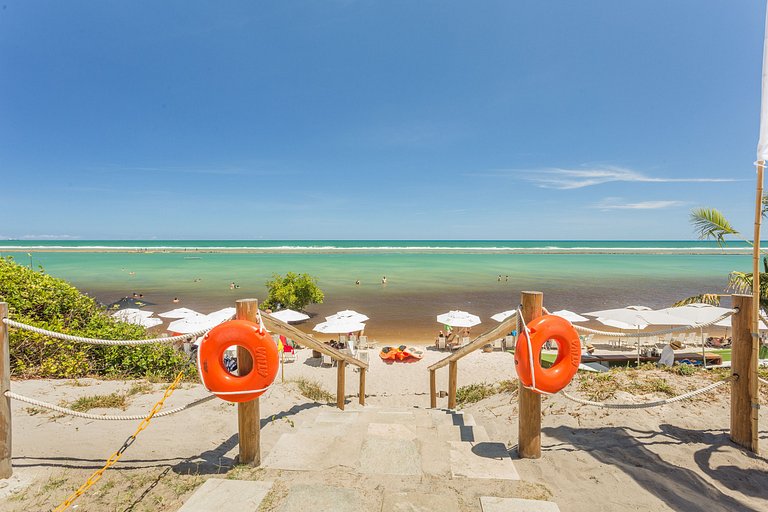 Praia Muro Alto paradisíaco, Flat de 2 quartos.
