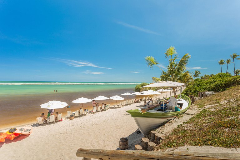 Praia Muro Alto paradisíaco, Flat de 2 quartos.