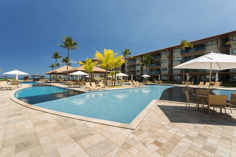 Praia Muro Alto paradisíaco, Flat de 2 quartos.