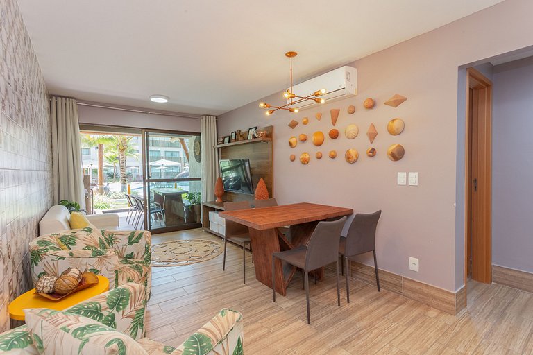 Paradisiacal Muro Alto Beach, 2-bedroom flat.