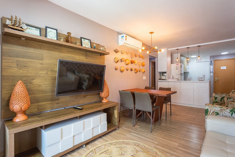 Paradisiacal Muro Alto Beach, 2-bedroom flat.