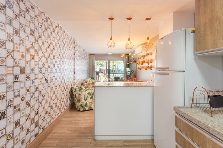 Paradisiacal Muro Alto Beach, 2-bedroom flat.