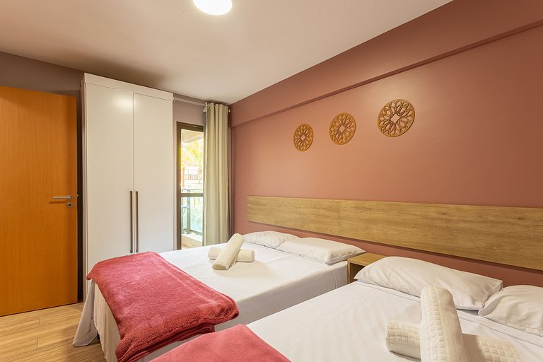 Paradisiacal Muro Alto Beach, 2-bedroom flat.