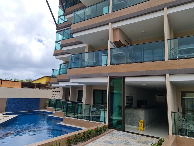 Encantador Flat perto da cativante Praia de Merepe